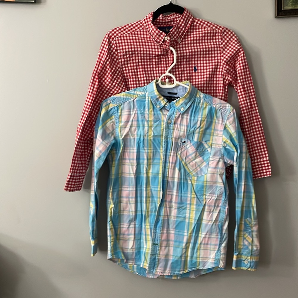 TOMMY AND RALF LAUREN SHIRTS